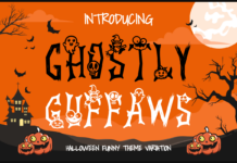 Ghostly Guffaws Font Poster 1