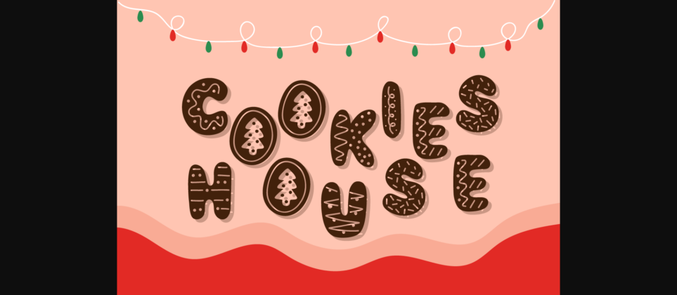 Gingerbread Font Poster 5