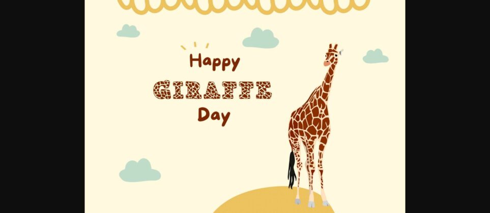 Giraffe Font Poster 5