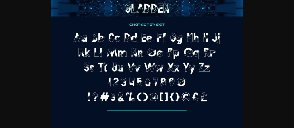 Gladden Font Poster 6