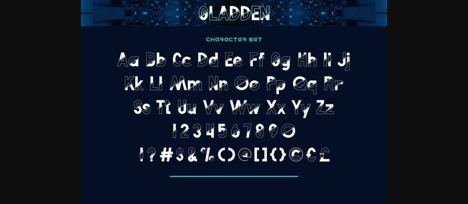 Gladden Font Poster 6