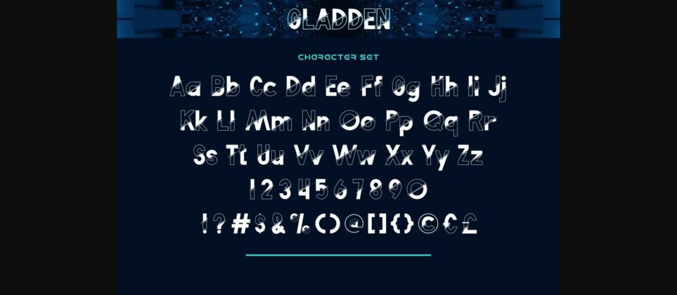 Gladden Font Poster 6