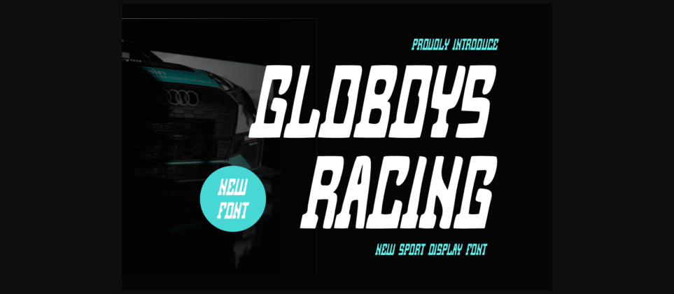 Globoys Racing Font Poster 3