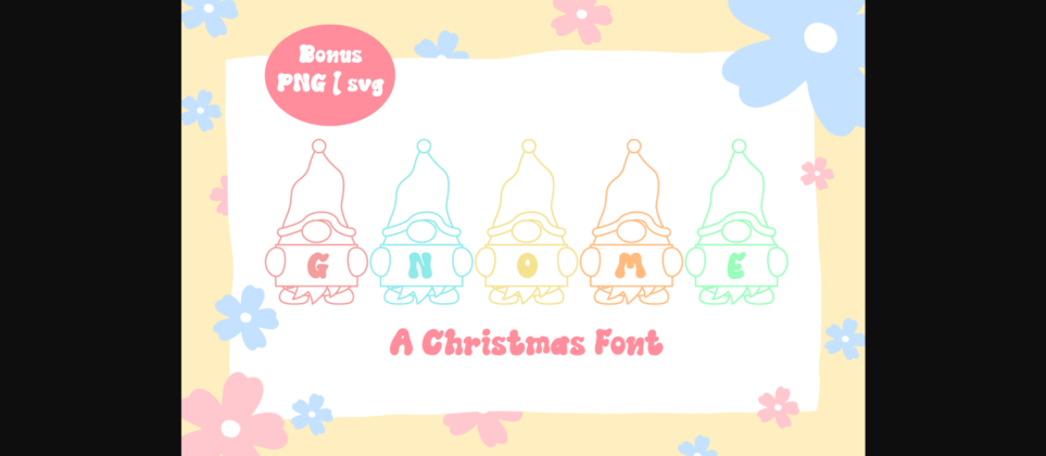 Gnome Font Poster 3
