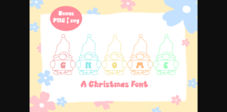 Gnome Font Poster 1