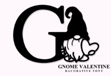 Gnome Valentine Font Poster 1