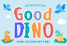 Good Dino Font Poster 1