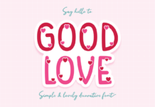 Good Love Font Poster 1