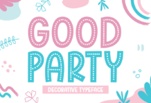 Good Party Font Poster 1
