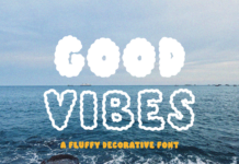 Good Vibes Font Poster 1