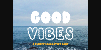 Good Vibes Font Poster 1