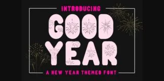 Good Year Font Poster 1