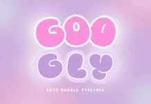 Googly Font Poster 1