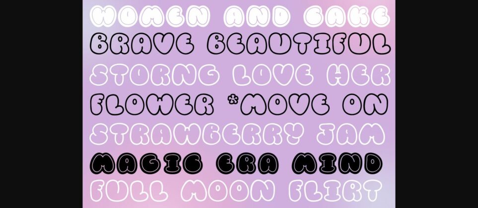 Googly Font Poster 9