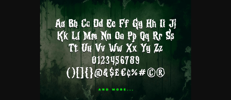 Gortem Font Poster 4