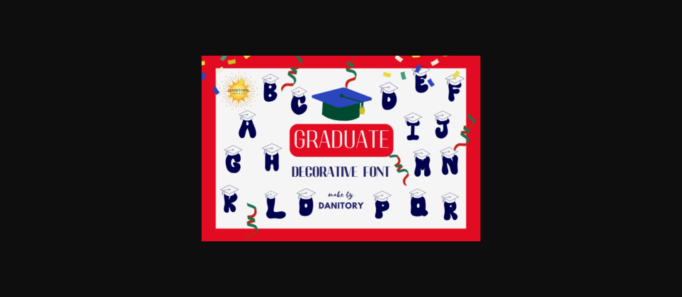 Graduate Font Poster 3