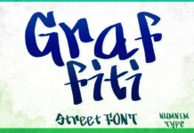 Graffiti Font Poster 1