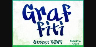 Graffiti Font Poster 1