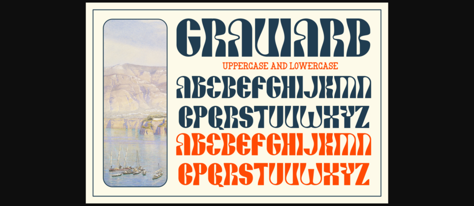 Graviard Font Poster 2