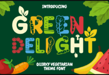 Green Delight Font Poster 1