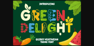 Green Delight Font Poster 1