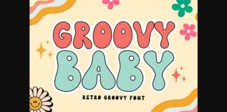 Groovy Baby Font Poster 1