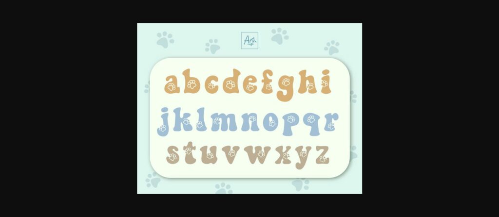 Groovy Dog Font Poster 5