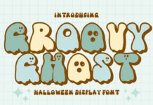 Groovy Ghost Font Poster 1