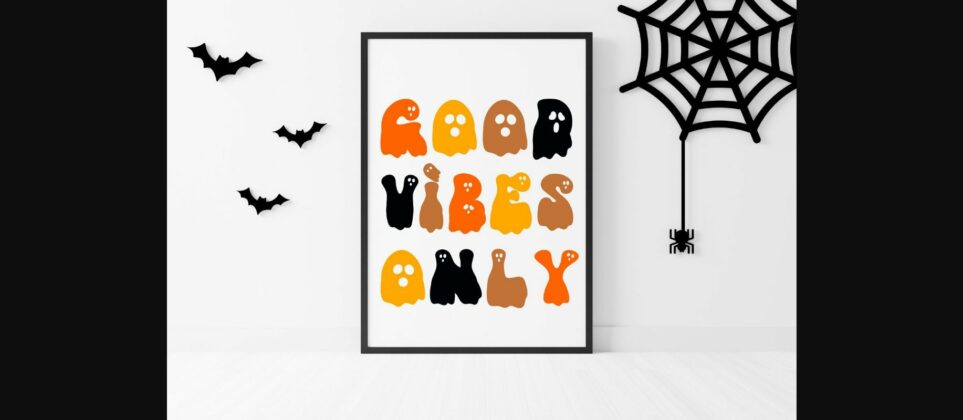 Groovy Ghost Font Poster 6
