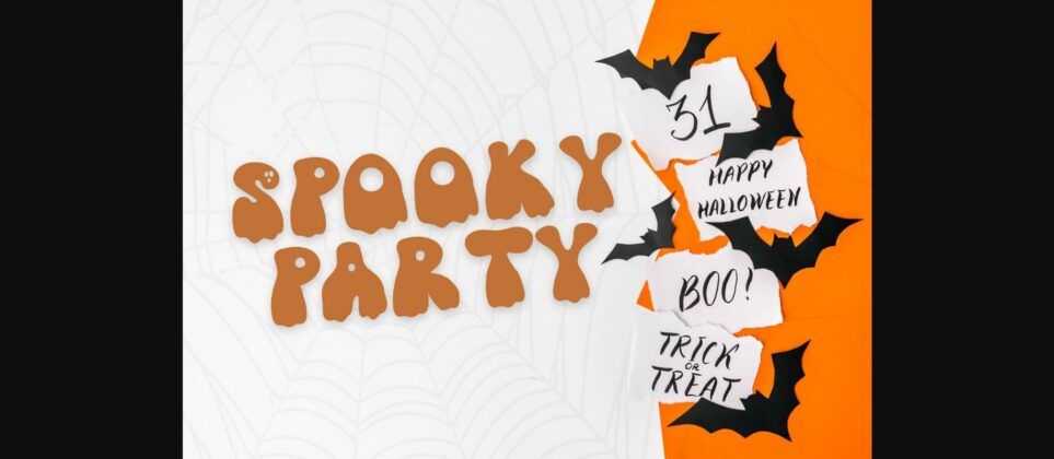 Groovy Ghost Font Poster 8