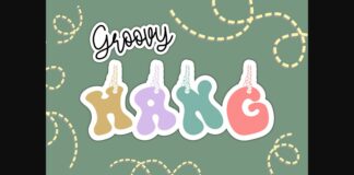 Groovy Hang Font Poster 1