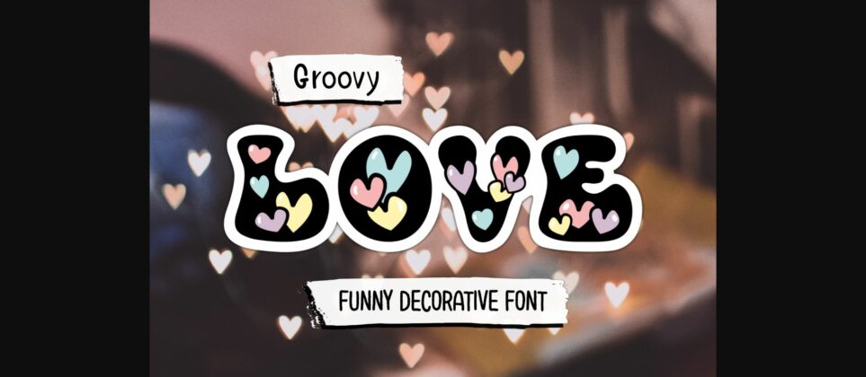 Groovy Love Font Poster 3