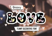 Groovy Love Font Poster 1