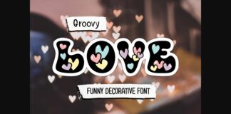 Groovy Love Font Poster 1