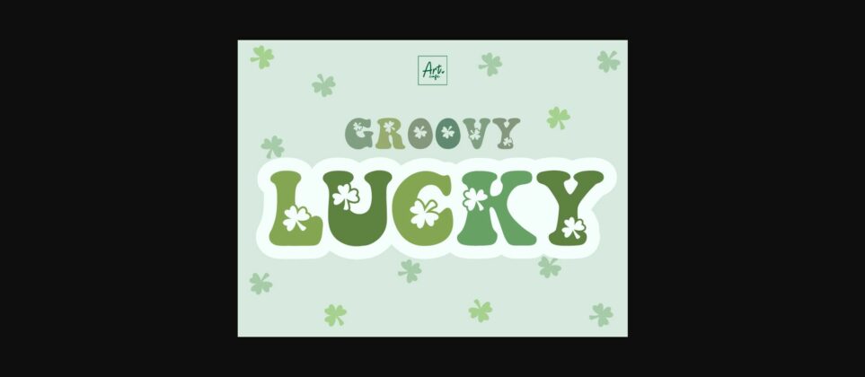 Groovy Lucky Font Poster 3