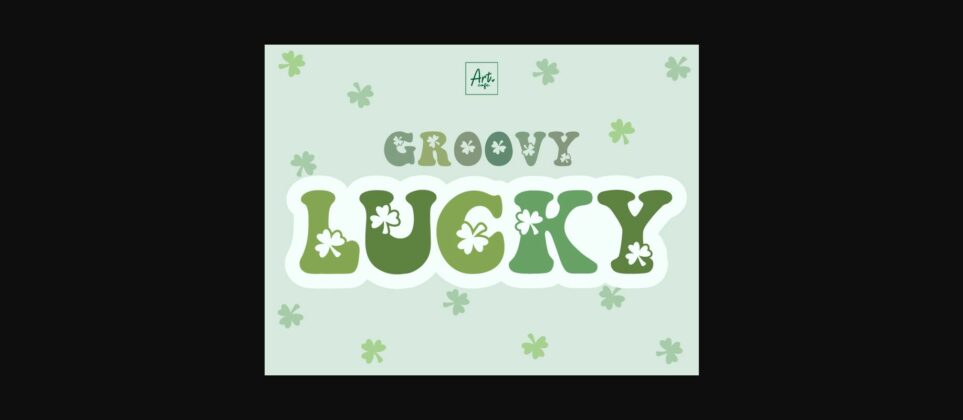 Groovy Lucky Font Poster 1