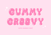 Gummy Groovy Font Gummy Groovy Font Poster 1