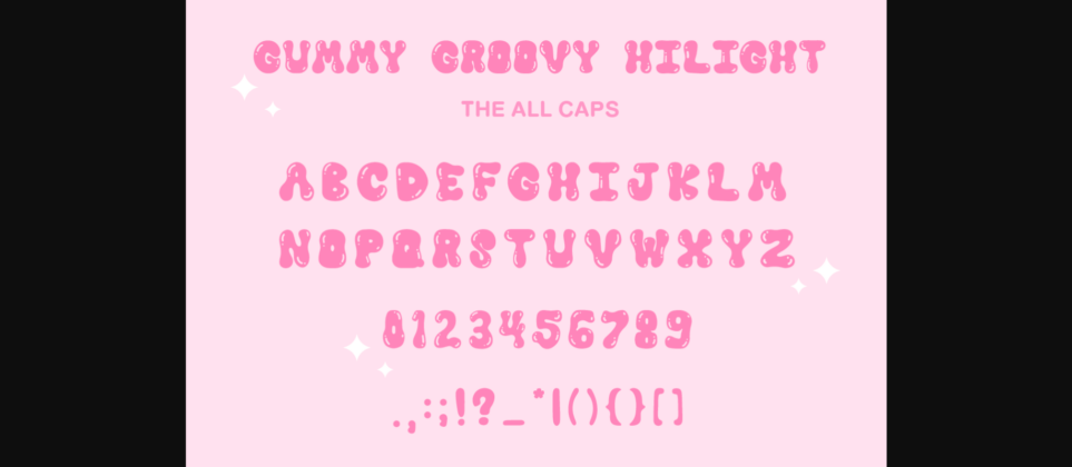Gummy Groovy Font Poster 7