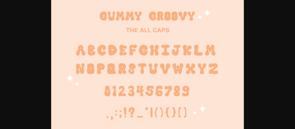 Gummy Groovy Font Poster 8