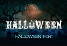 Halloween Font Poster 1