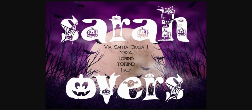 Halloween Font Poster 7