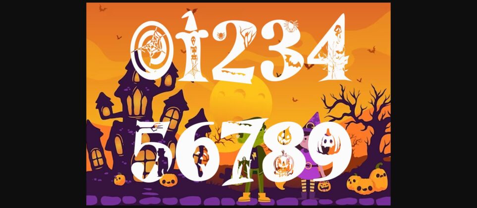 Halloween Font Poster 9