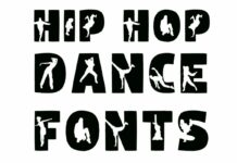 Hip Hop Dance Font Poster 1
