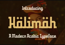 Halimah Font Poster 1