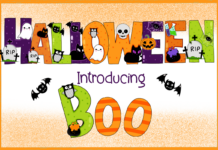 Halloween Font Poster 1