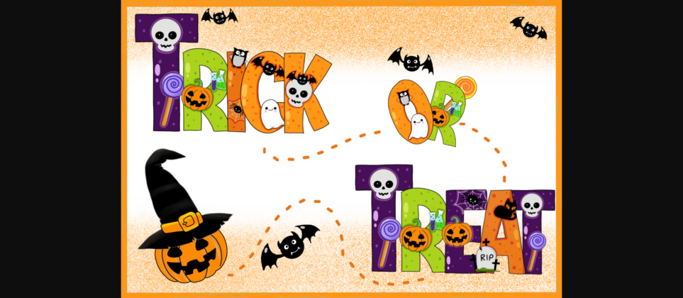 Halloween Font Poster 4