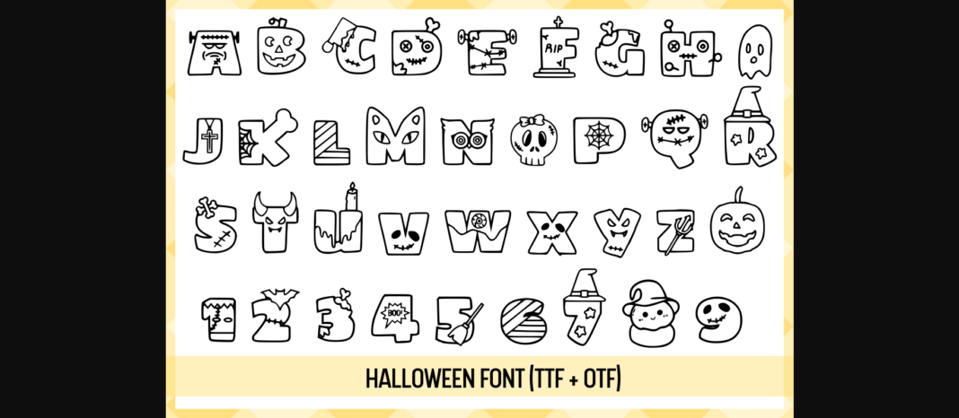 Halloween Font Poster 4