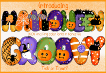 Halloween Groovy Font Poster 1