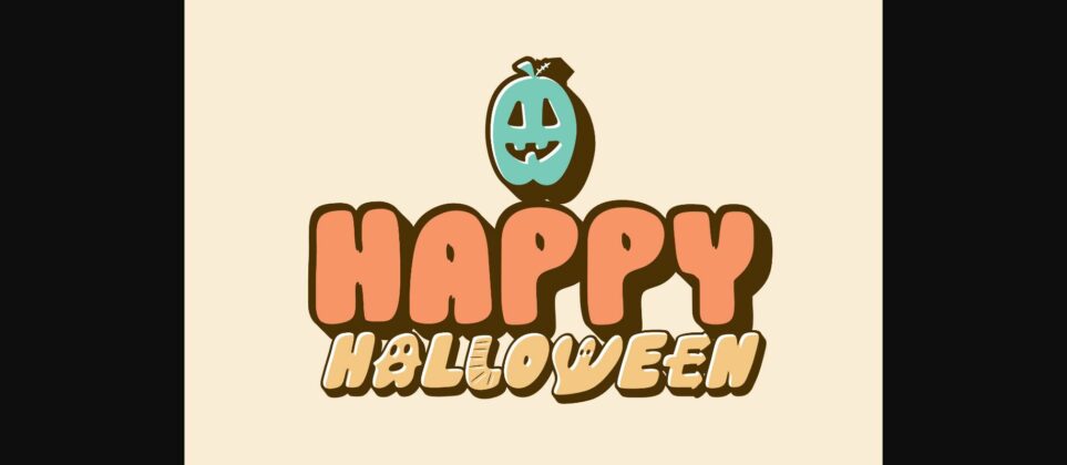 Halloween Nightmare Font Poster 5
