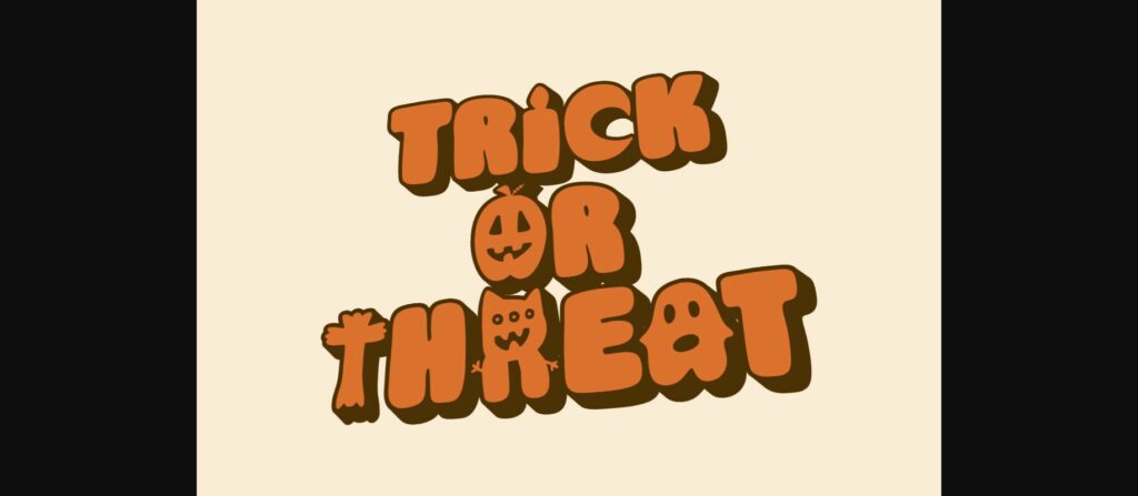 Halloween Nightmare Font Poster 6
